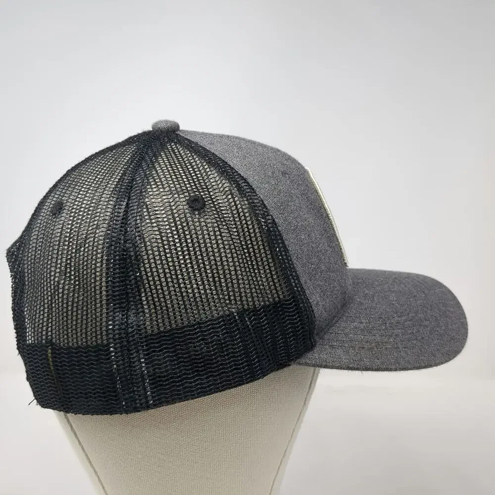 Jetty Trucker Hat Gray One Size Boat Patch Marine Supply Co Snapback Mesh